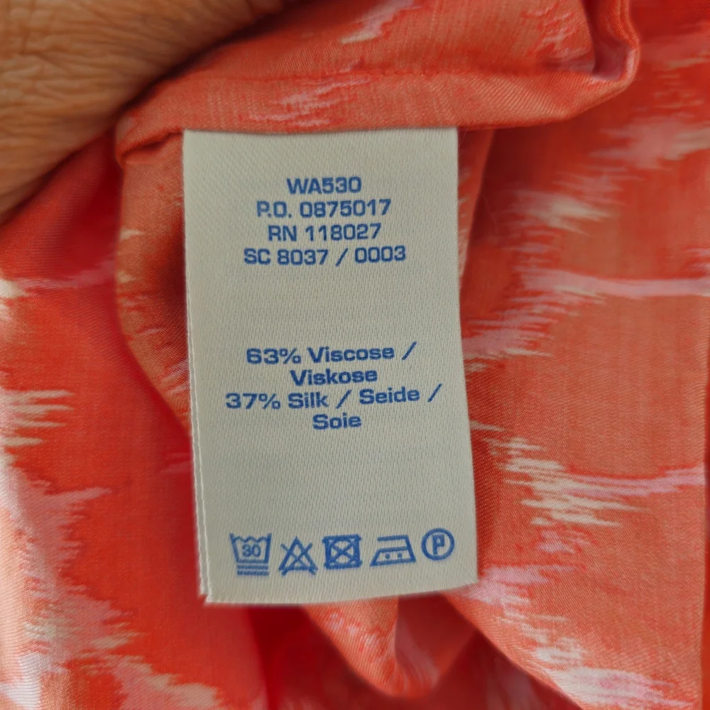 Boden Size 2 Top Multicolored Viscose/Silk Blend - Picture 6 of 7